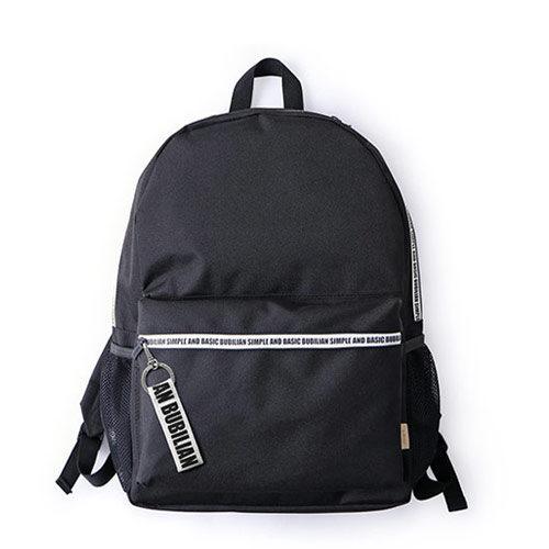 Bubilian Zipper Point Backpack_Black&amp;white