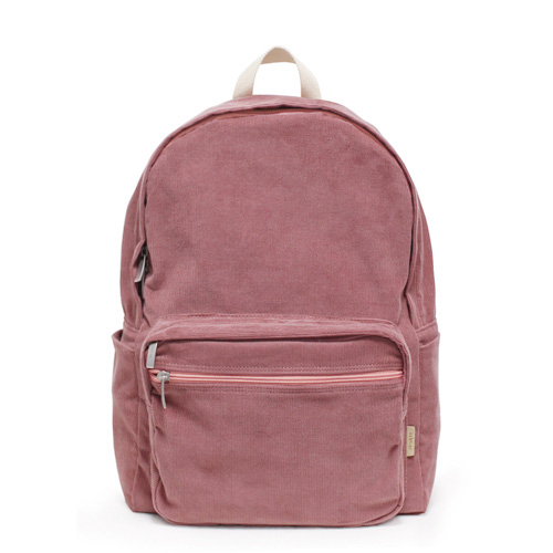 Bubilian Corduroy Backpack_Pink