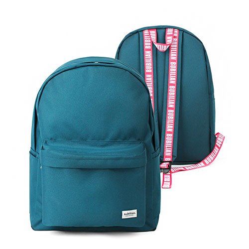 Bubilian Muji Up Backpack _ Jade Green&amp;Pink