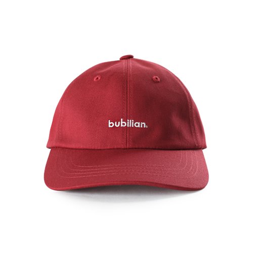 Bubilian Logo  Ball Cap_Red