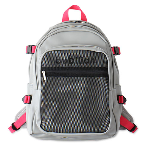 Bubilian BTLB 6447 3D Leather Backpack_Gray